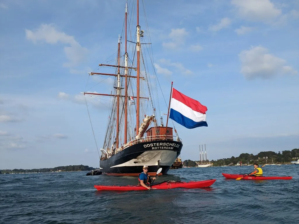 PXL_20230518_174920980 Balade en kayak de mer lors de la semaine du Golfe 2023.