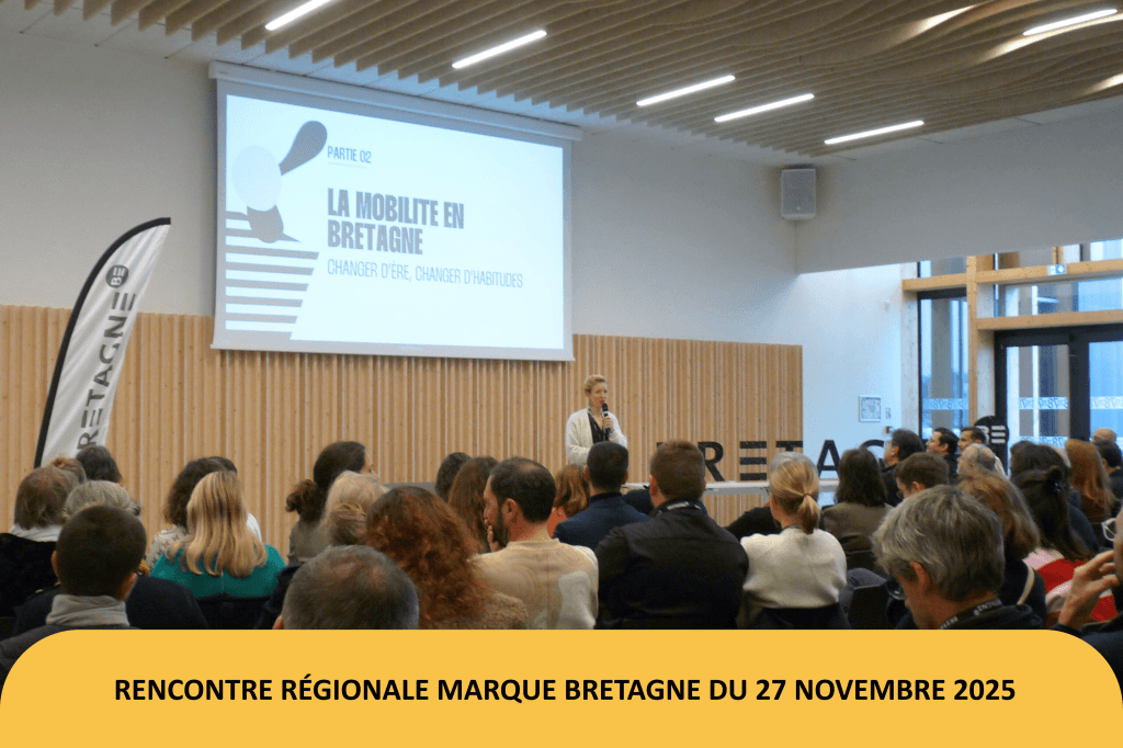 Photo de conférence de la rencontre régionale marque bretagne du 27 novembre 2025.