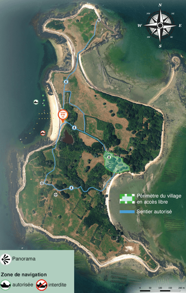 Carte Ilur Golfe du Morbihan