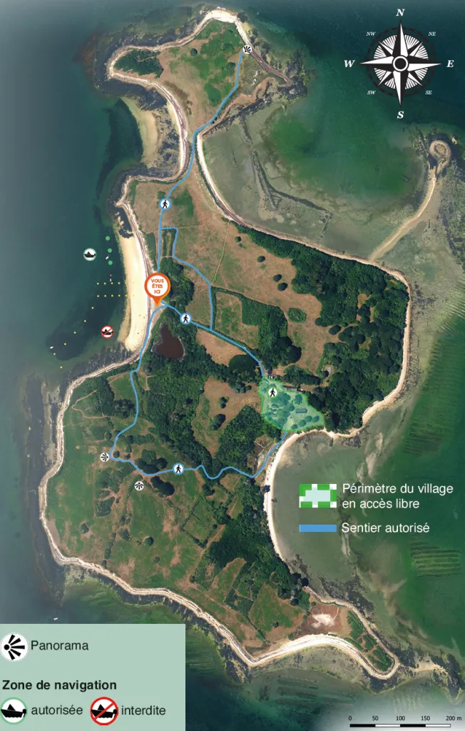 Carte Ilur Golfe du Morbihan